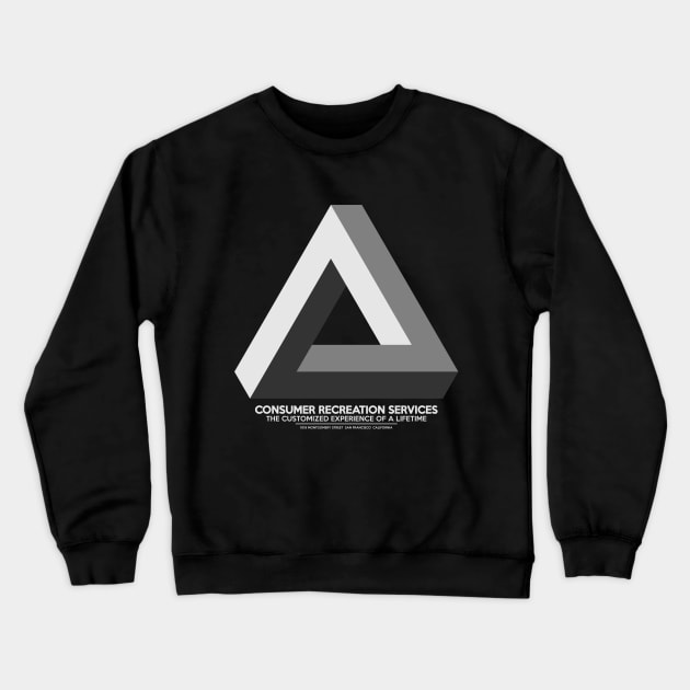 CONSUMER RECREATION SERVICES Crewneck Sweatshirt by Aries Custom Graphics